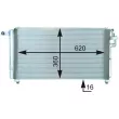 Condenseur, climatisation MAHLE AC 433 000P - Visuel 2