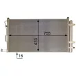 Condenseur, climatisation MAHLE AC 444 000P - Visuel 2