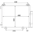 Condenseur, climatisation MAHLE AC 484 000S - Visuel 1