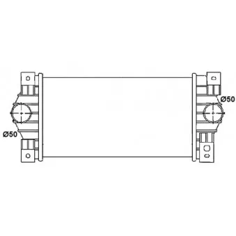 Intercooler, échangeur NRF 30276