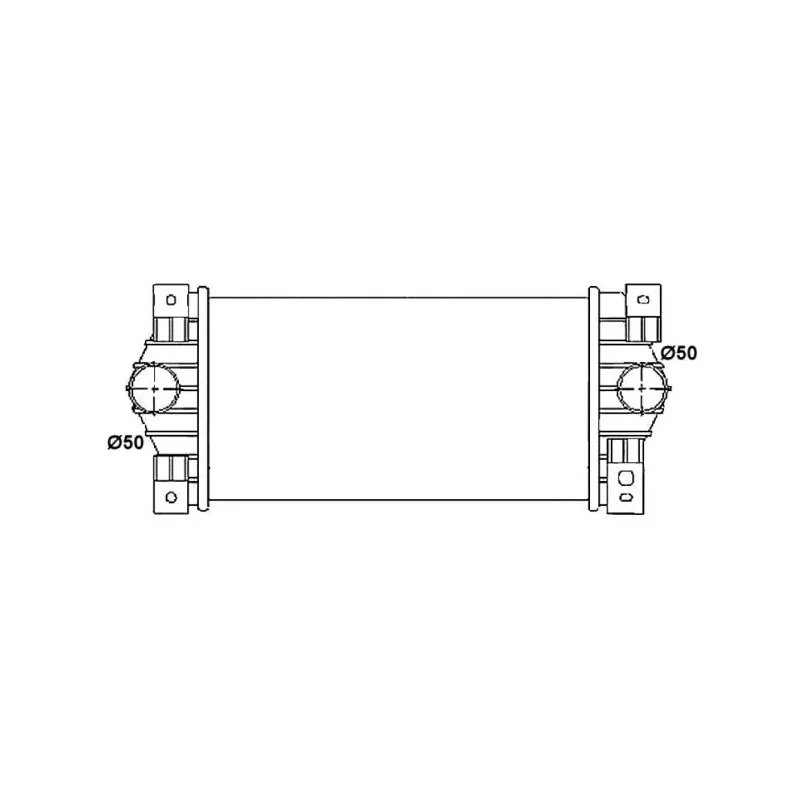 Intercooler, échangeur NRF 30276