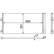 Condenseur, climatisation MAHLE AC 486 000P - Visuel 2