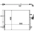Condenseur, climatisation MAHLE AC 500 000P - Visuel 1