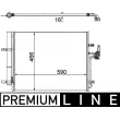 Condenseur, climatisation MAHLE AC 500 000P - Visuel 2
