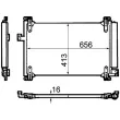 Condenseur, climatisation MAHLE AC 504 000P - Visuel 2