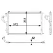 Condenseur, climatisation MAHLE AC 55 000P - Visuel 2