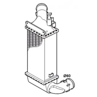 Intercooler, échangeur NRF 30288
