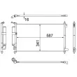Condenseur, climatisation MAHLE AC 559 000S - Visuel 1
