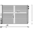 Condenseur, climatisation MAHLE AC 567 000P - Visuel 2