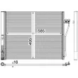 Condenseur, climatisation MAHLE AC 568 000P - Visuel 2
