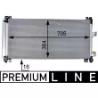 Condenseur, climatisation MAHLE AC 597 000P - Visuel 1