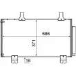 Condenseur, climatisation MAHLE AC 610 000S - Visuel 1