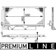 Condenseur, climatisation MAHLE AC 663 000P - Visuel 1