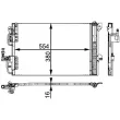 Condenseur, climatisation MAHLE AC 665 000P - Visuel 2