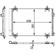 Condenseur, climatisation MAHLE AC 667 000P - Visuel 1