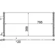 Condenseur, climatisation MAHLE AC 689 000S - Visuel 1