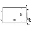 Condenseur, climatisation MAHLE AC 692 000P - Visuel 2