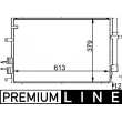 Condenseur, climatisation MAHLE AC 693 000P - Visuel 1