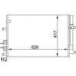 Condenseur, climatisation MAHLE AC 696 000P - Visuel 2