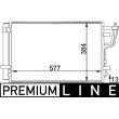 Condenseur, climatisation MAHLE AC 697 000P - Visuel 1