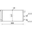 Condenseur, climatisation MAHLE AC 710 000S - Visuel 1