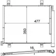 Condenseur, climatisation MAHLE AC 747 000P - Visuel 2