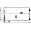 Condenseur, climatisation MAHLE AC 751 000P - Visuel 2