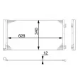 Condenseur, climatisation MAHLE AC 751 000S - Visuel 1