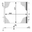 Condenseur, climatisation MAHLE AC 759 000S - Visuel 1
