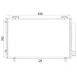Condenseur, climatisation MAHLE AC 789 000S - Visuel 1