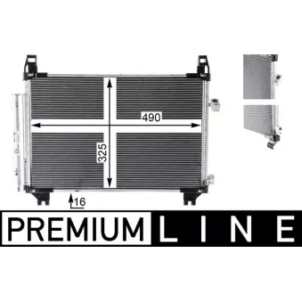 Condenseur, climatisation MAHLE AC 806 000P