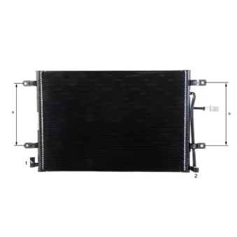 Condenseur, climatisation MAHLE AC 812 000P