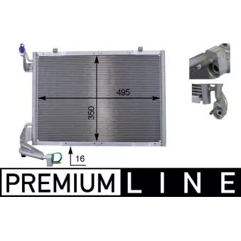 Condenseur, climatisation MAHLE AC 9 000P