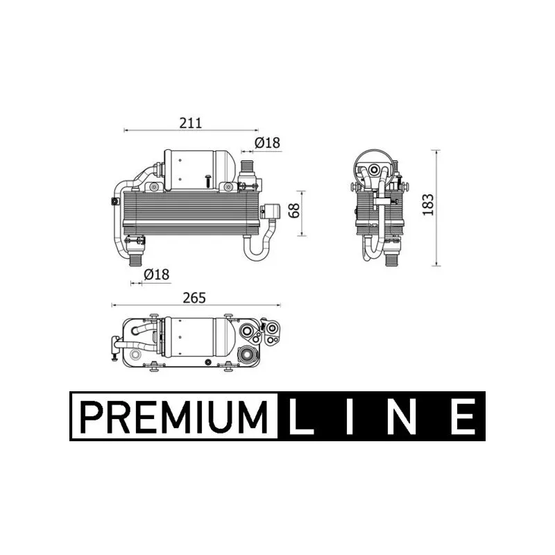 Condenseur, climatisation MAHLE AC 960 000P