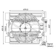 Ventilateur, condenseur de climatisation MAHLE ACF 24 000S - Visuel 1
