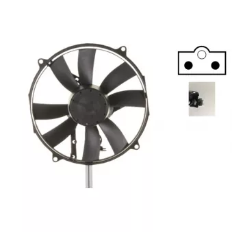 Ventilateur, condenseur de climatisation MAHLE ACF 4 000S