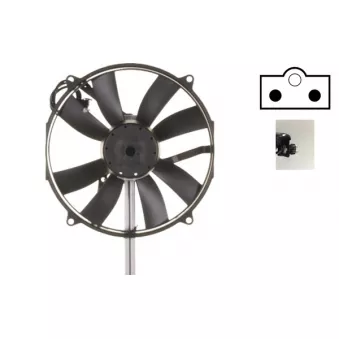 Ventilateur, condenseur de climatisation MAHLE ACF 5 000S