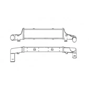 Intercooler, échangeur NRF 30408