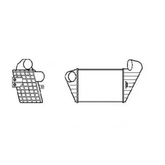 Intercooler, échangeur NRF 30434
