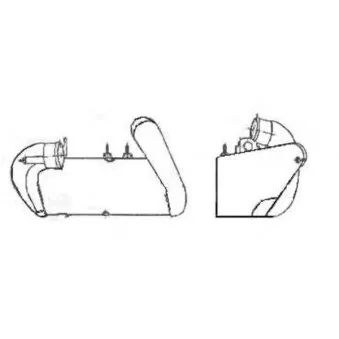 Intercooler, échangeur NRF 30437