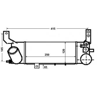 Intercooler, échangeur NRF