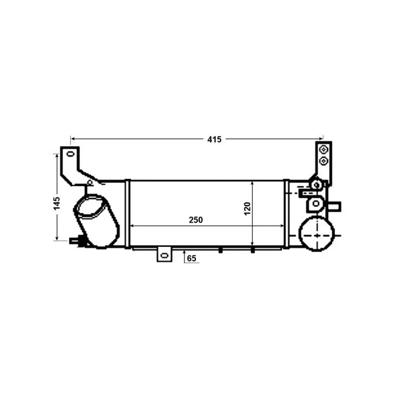 Intercooler, échangeur NRF 30470