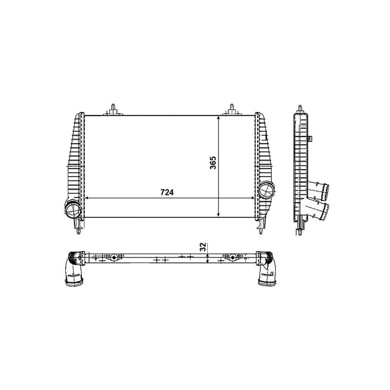 Intercooler, échangeur NRF 30474