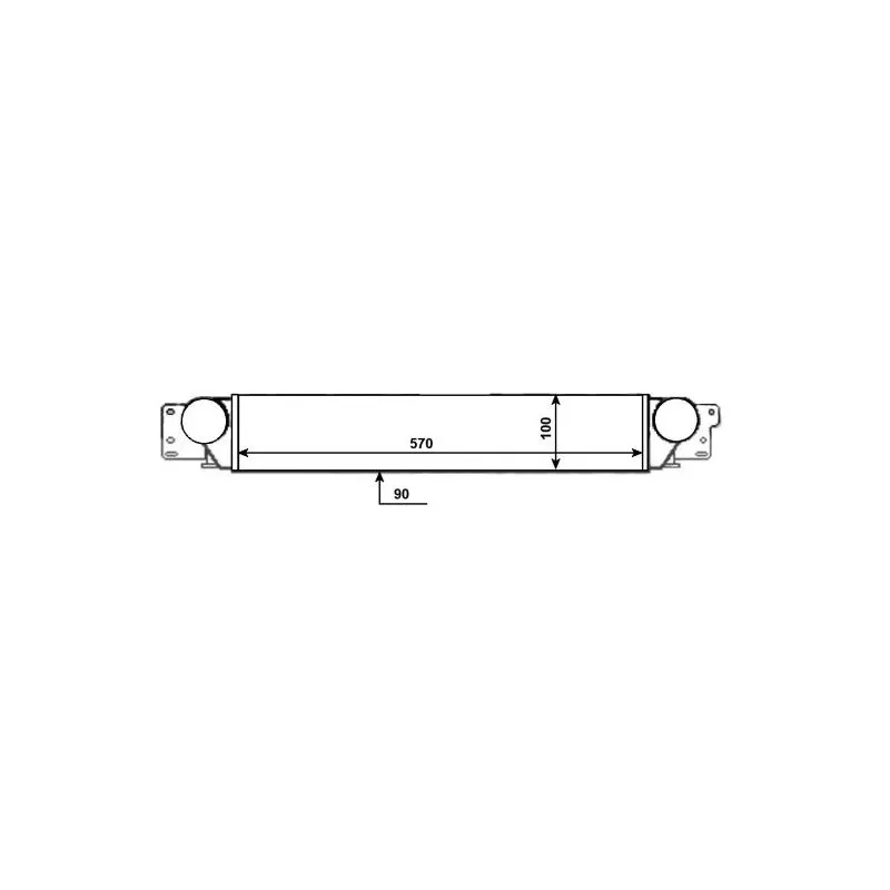 Intercooler, échangeur NRF 30522