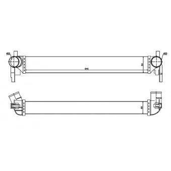 Intercooler, échangeur NRF 30530