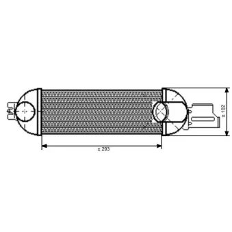 Intercooler, échangeur NRF 30536