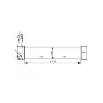 Intercooler, échangeur NRF 30538