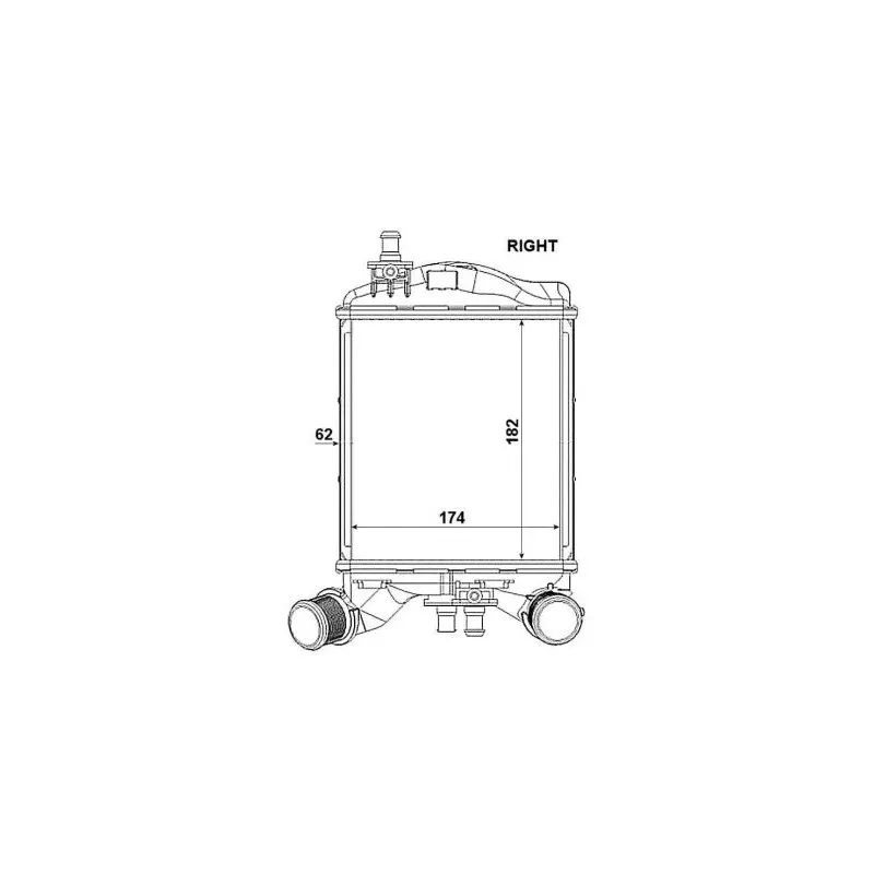 Intercooler, échangeur NRF 30789