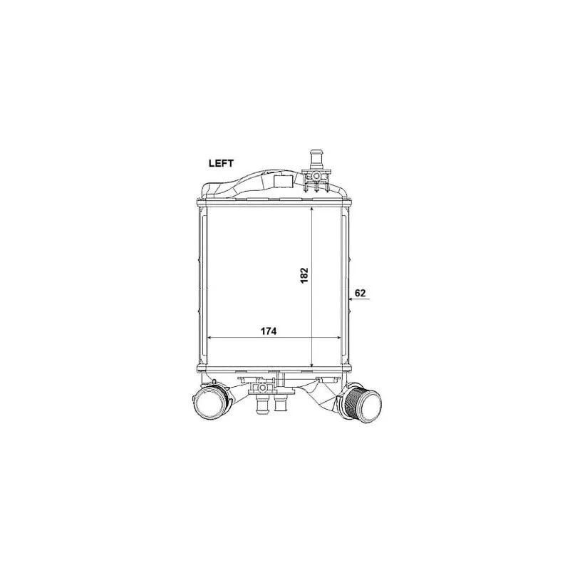 Intercooler, échangeur NRF 30790