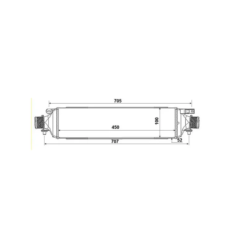 Intercooler, échangeur NRF 30791